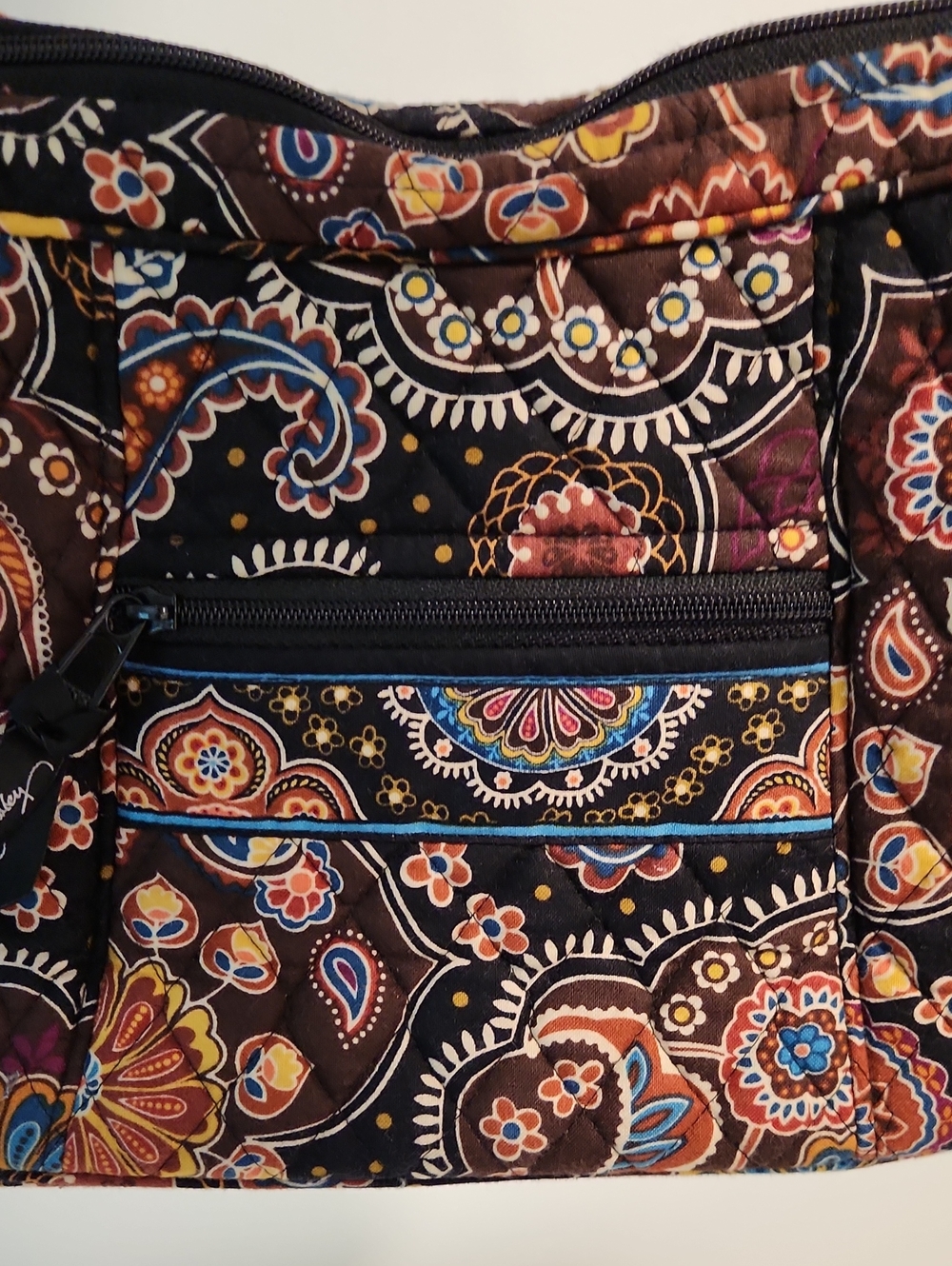 Vera Bradley Kensington 100% Cotton Quilted Shoulder Bag - Picture 7 of 7